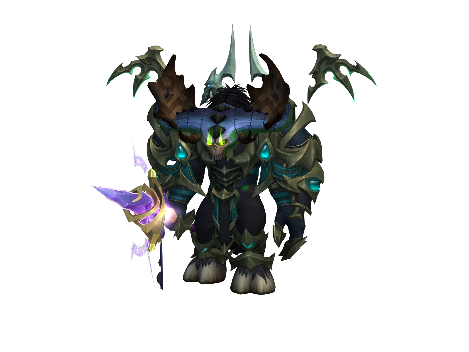 Угорамоз 3D character render