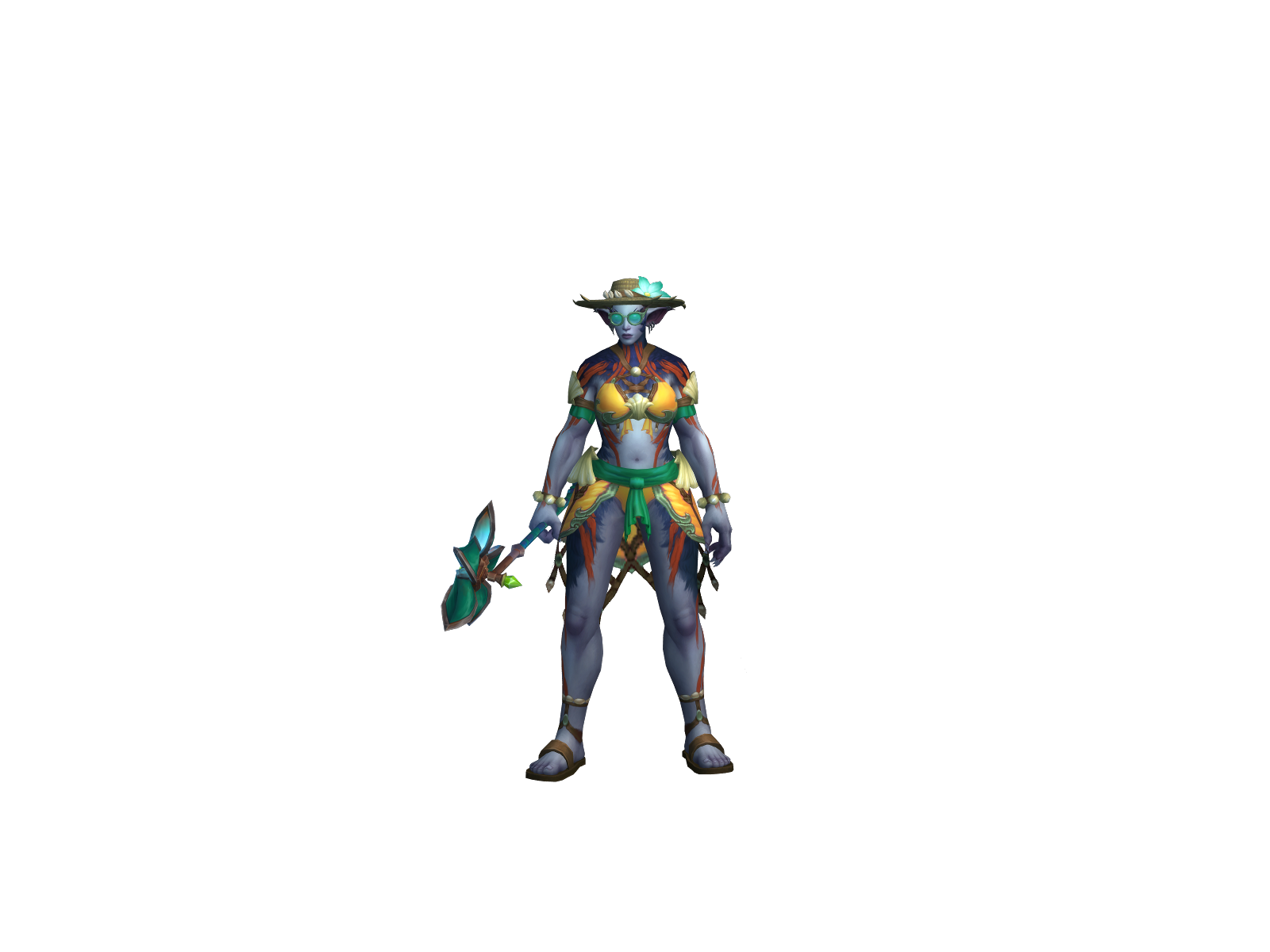 хильтарди 3D character render