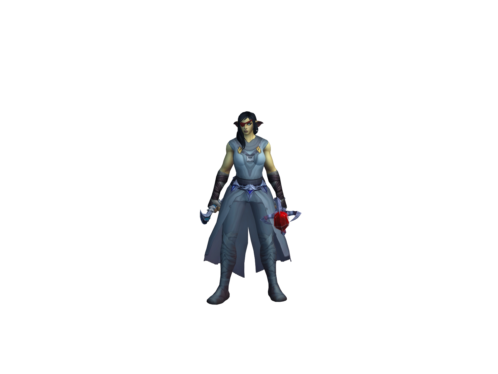 Парселена 3D character render