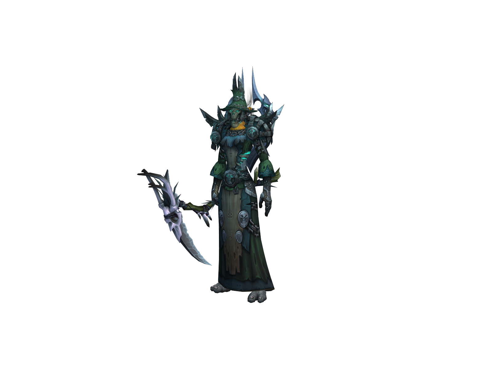Датэс 3D character render