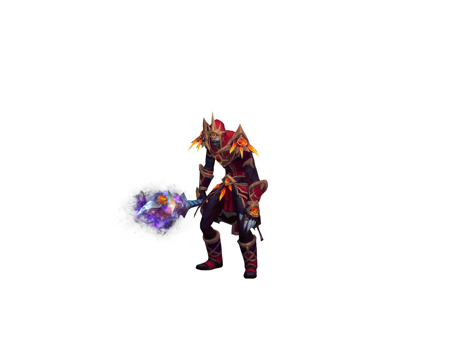 Флейм 3D character render