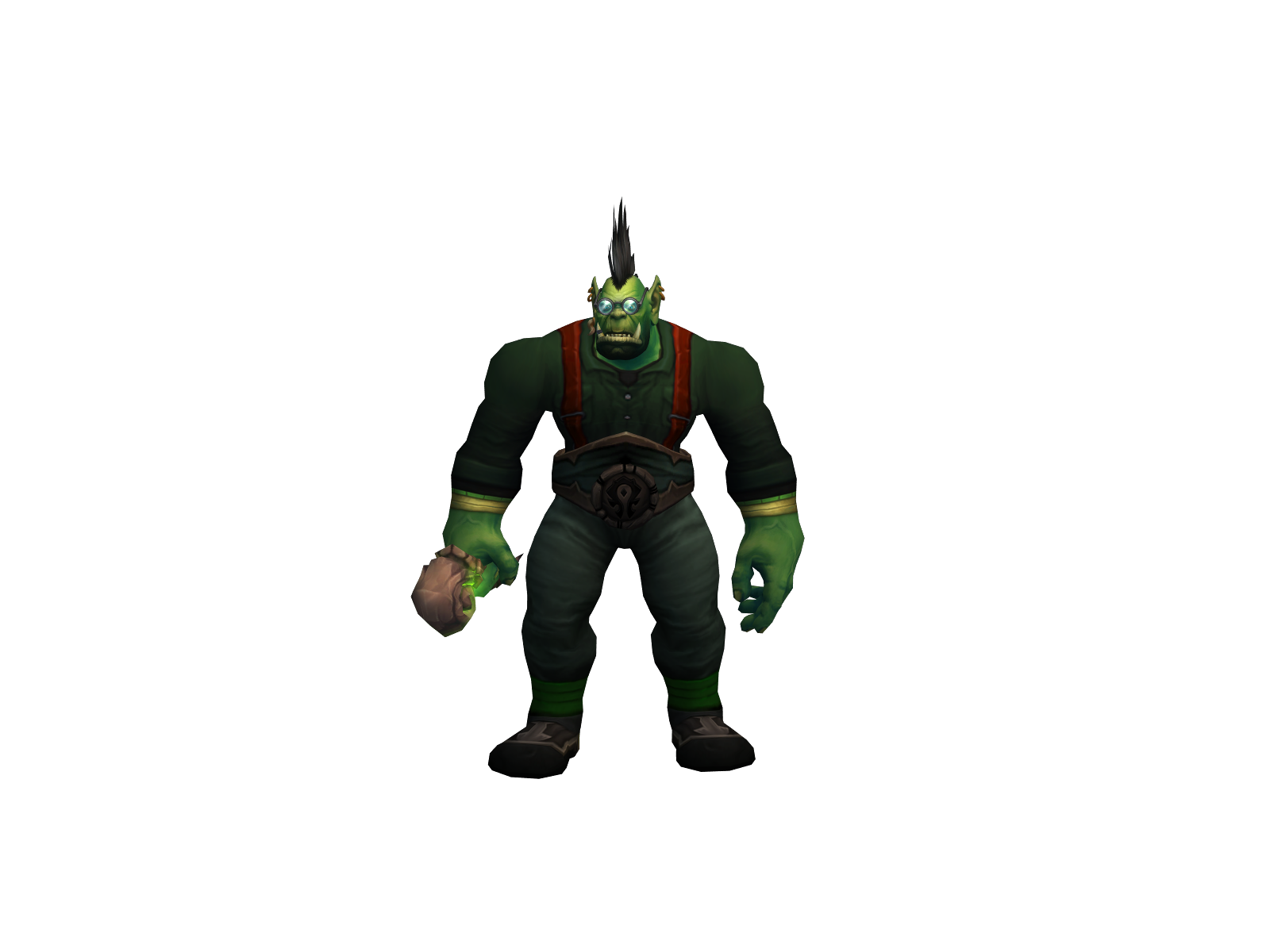 Демонидзука 3D character render