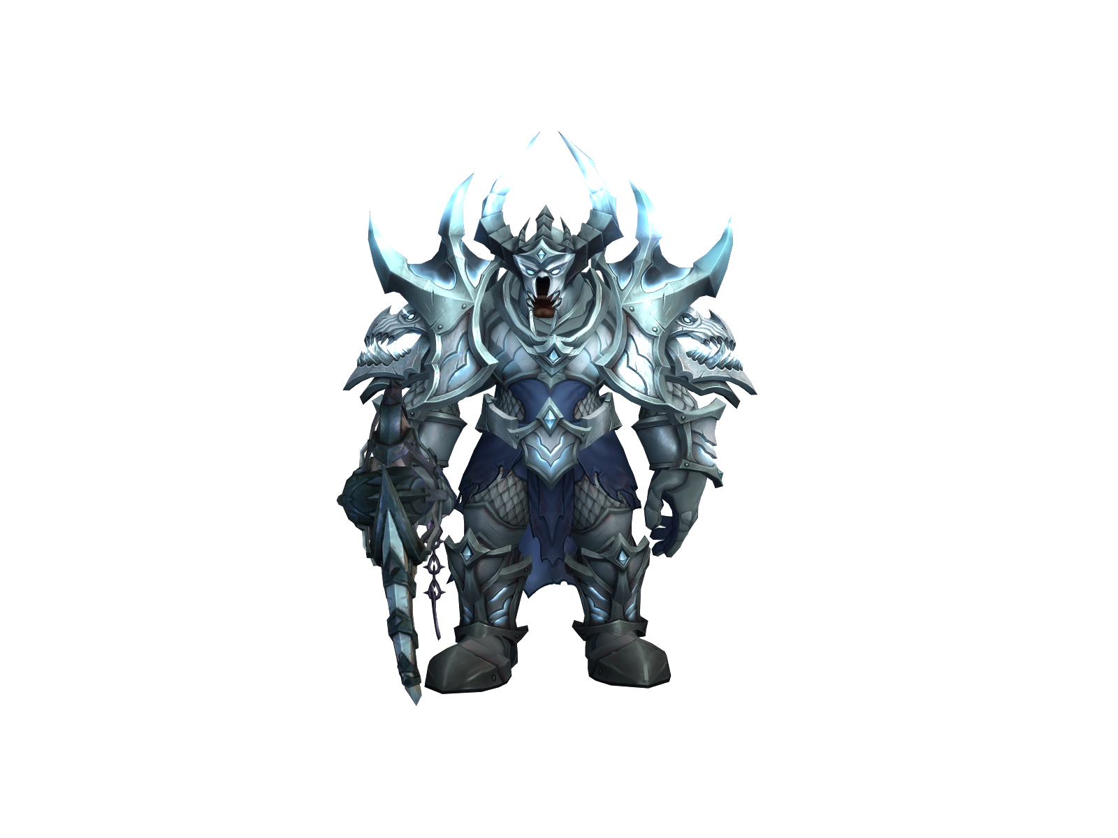 Дарксайдус 3D character render