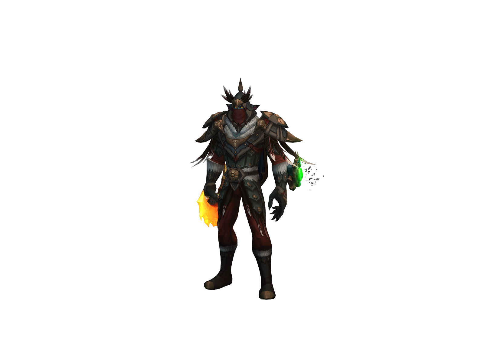Гекек 3D character render