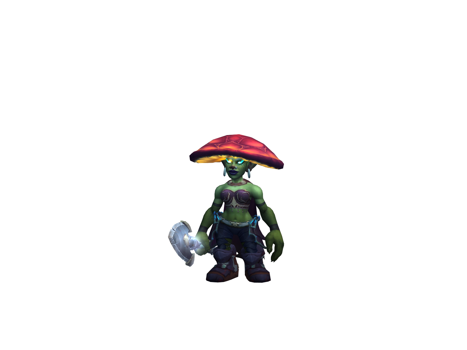 Ктулхуеночка 3D character render