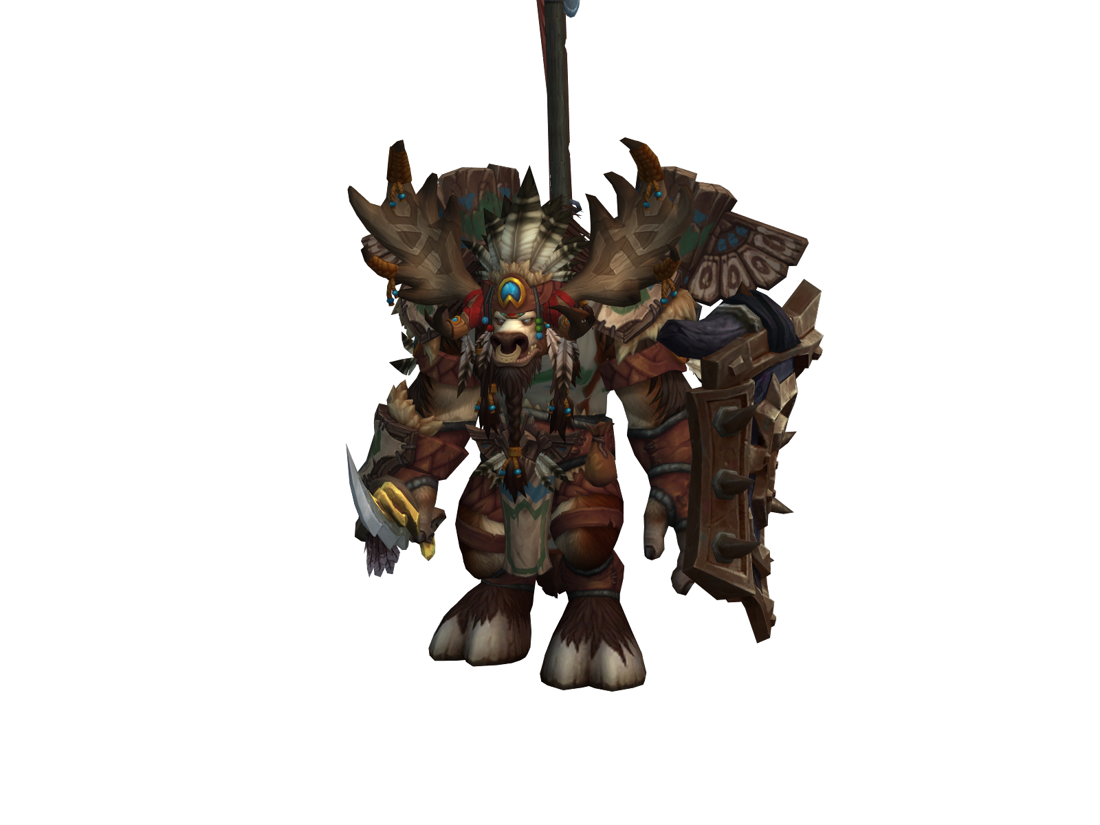 Стенал 3D character render