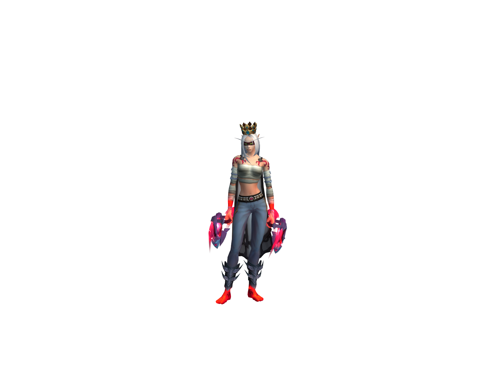 Патрончица 3D character render