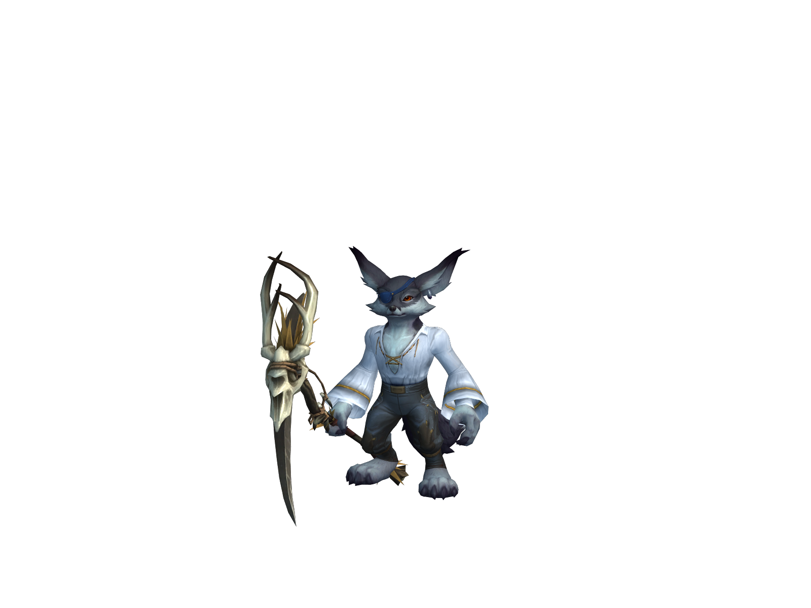 Тенепых 3D character render