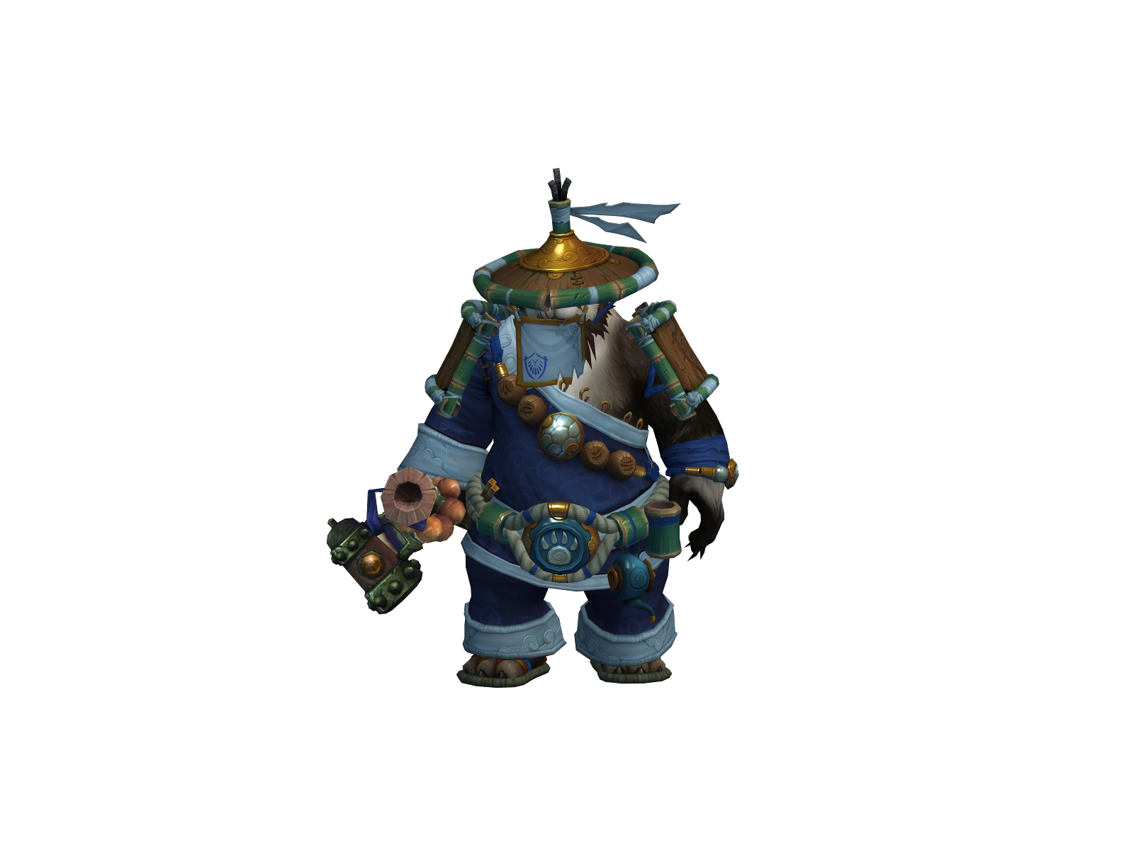 Тронпу 3D character render