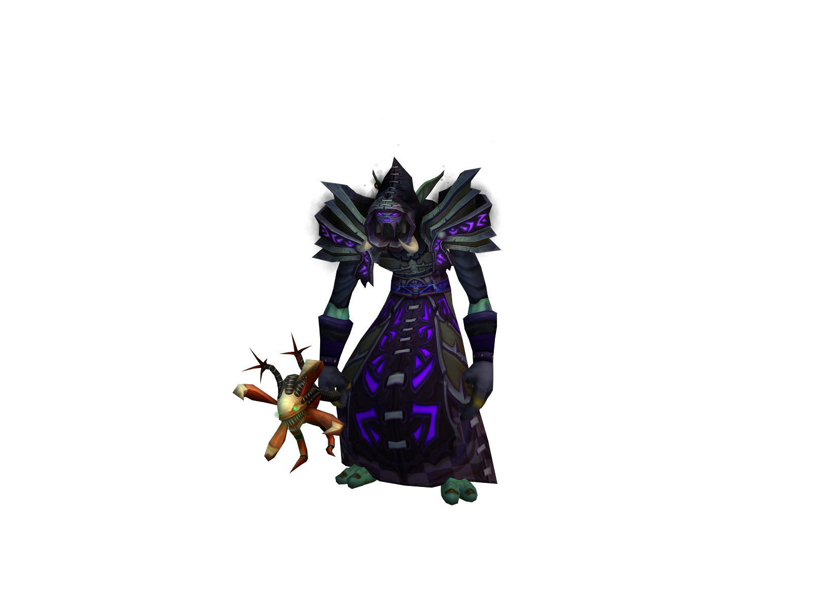 Вудущит 3D character render