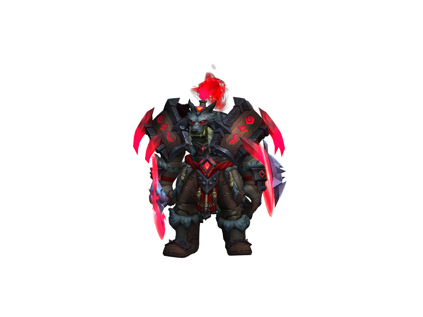 Мисьегани 3D character render