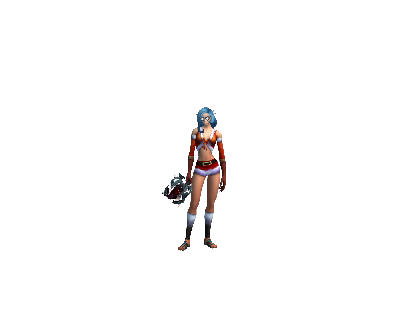 Екссо 3D character render