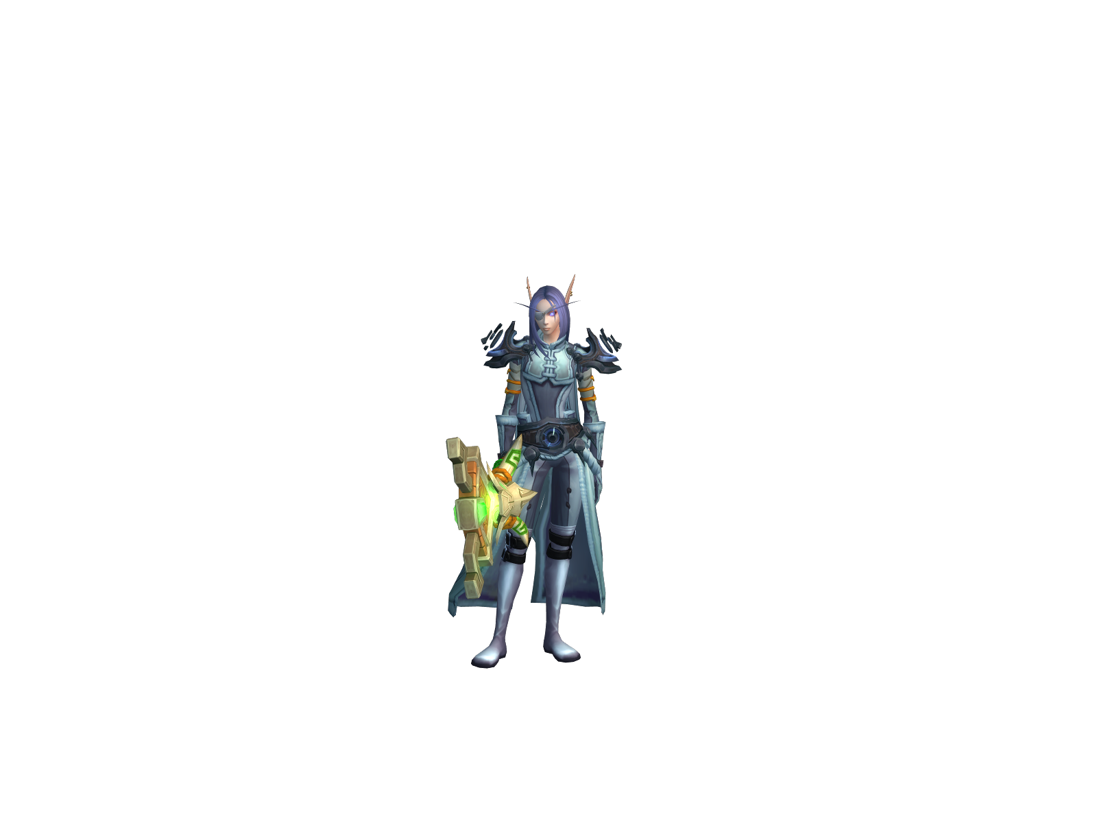 миэльра 3D character render