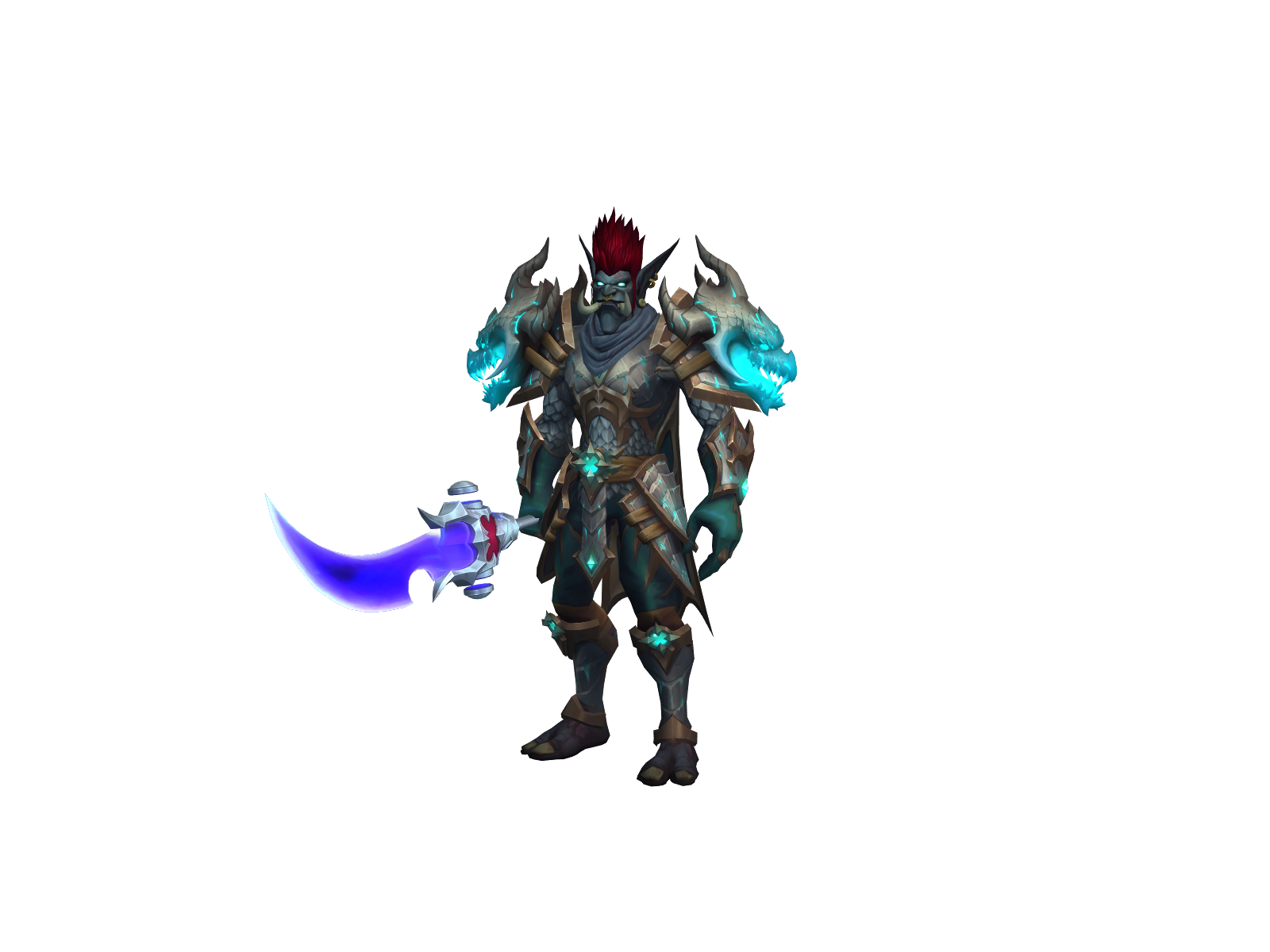 Китрот 3D character render