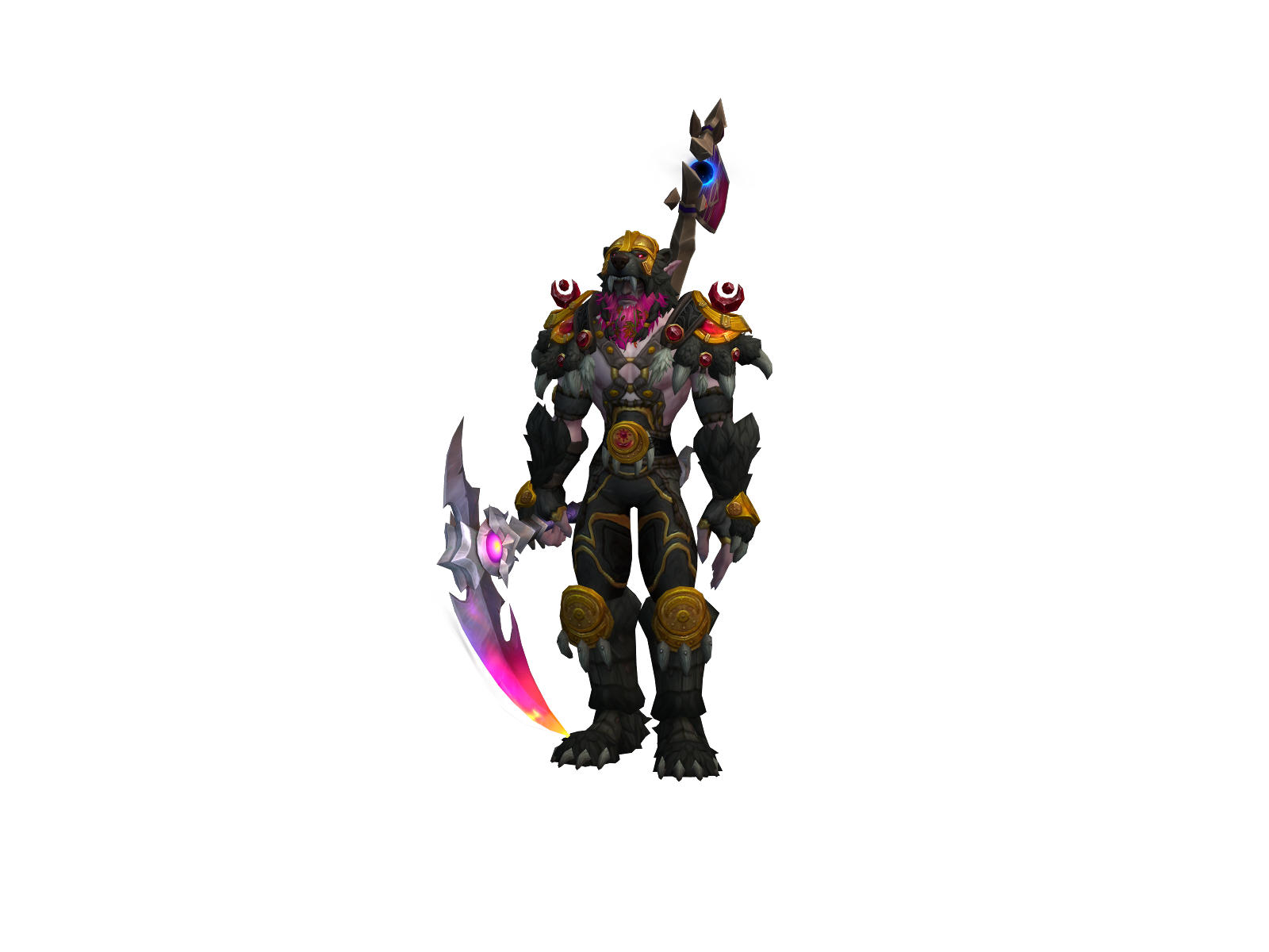 Микап 3D character render