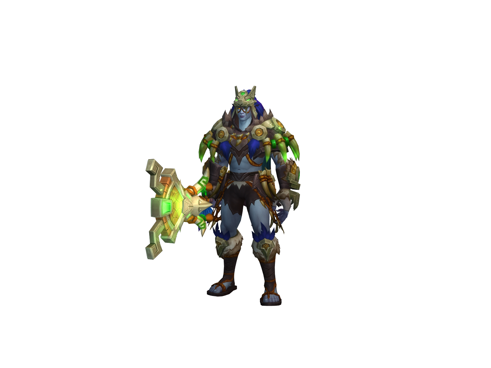 Панчхил 3D character render