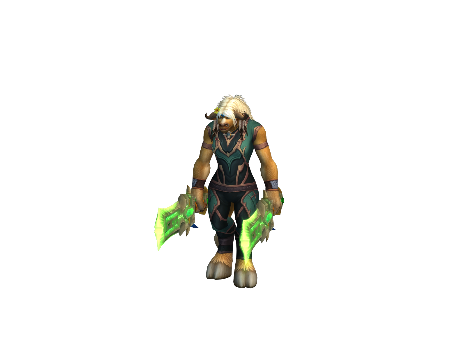Травана 3D character render