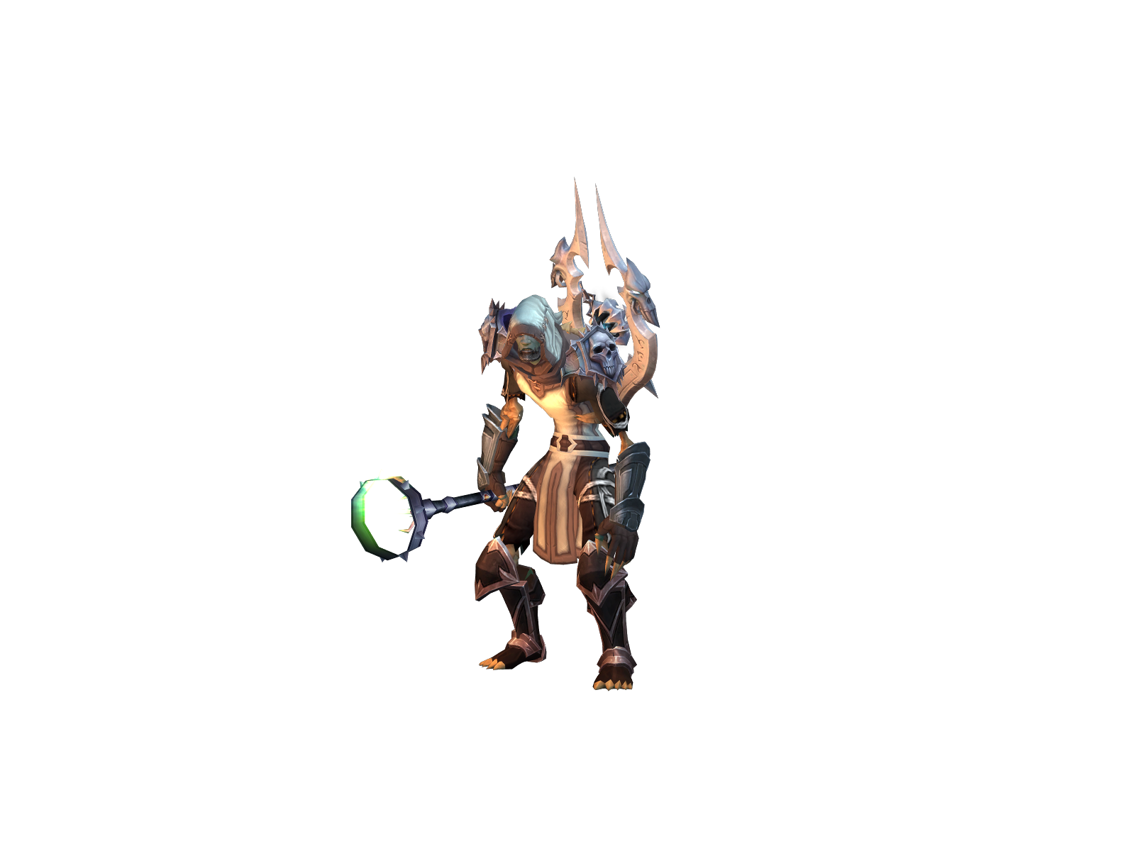 Зоку 3D character render