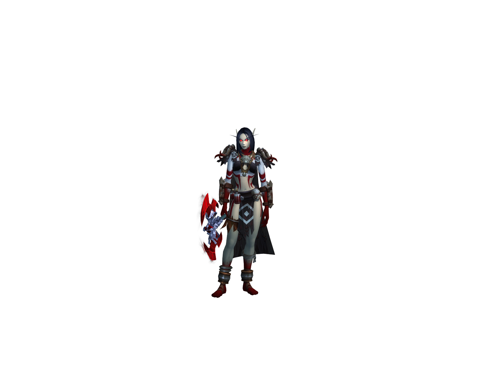 Мисуюки 3D character render