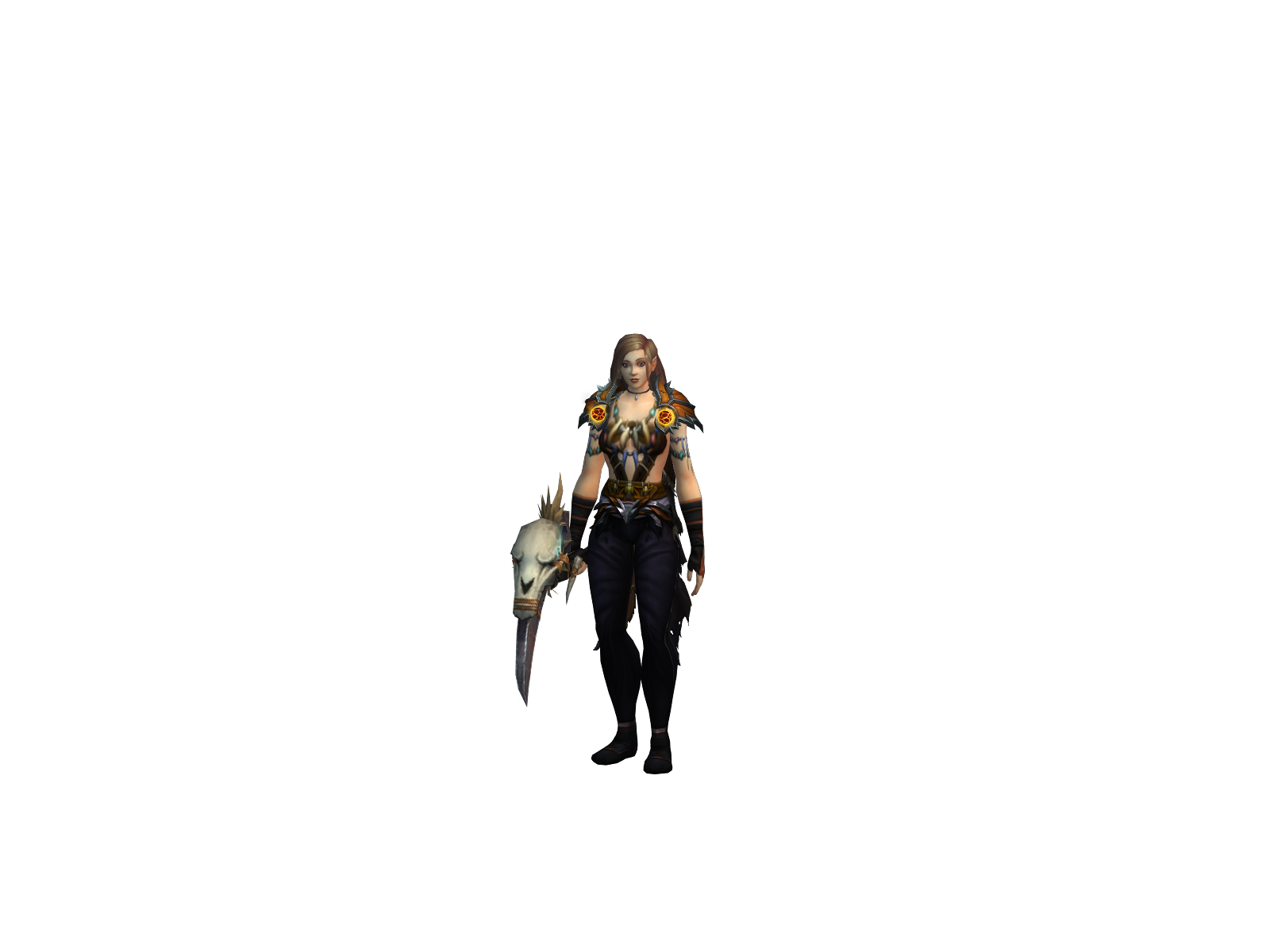 Айюй 3D character render
