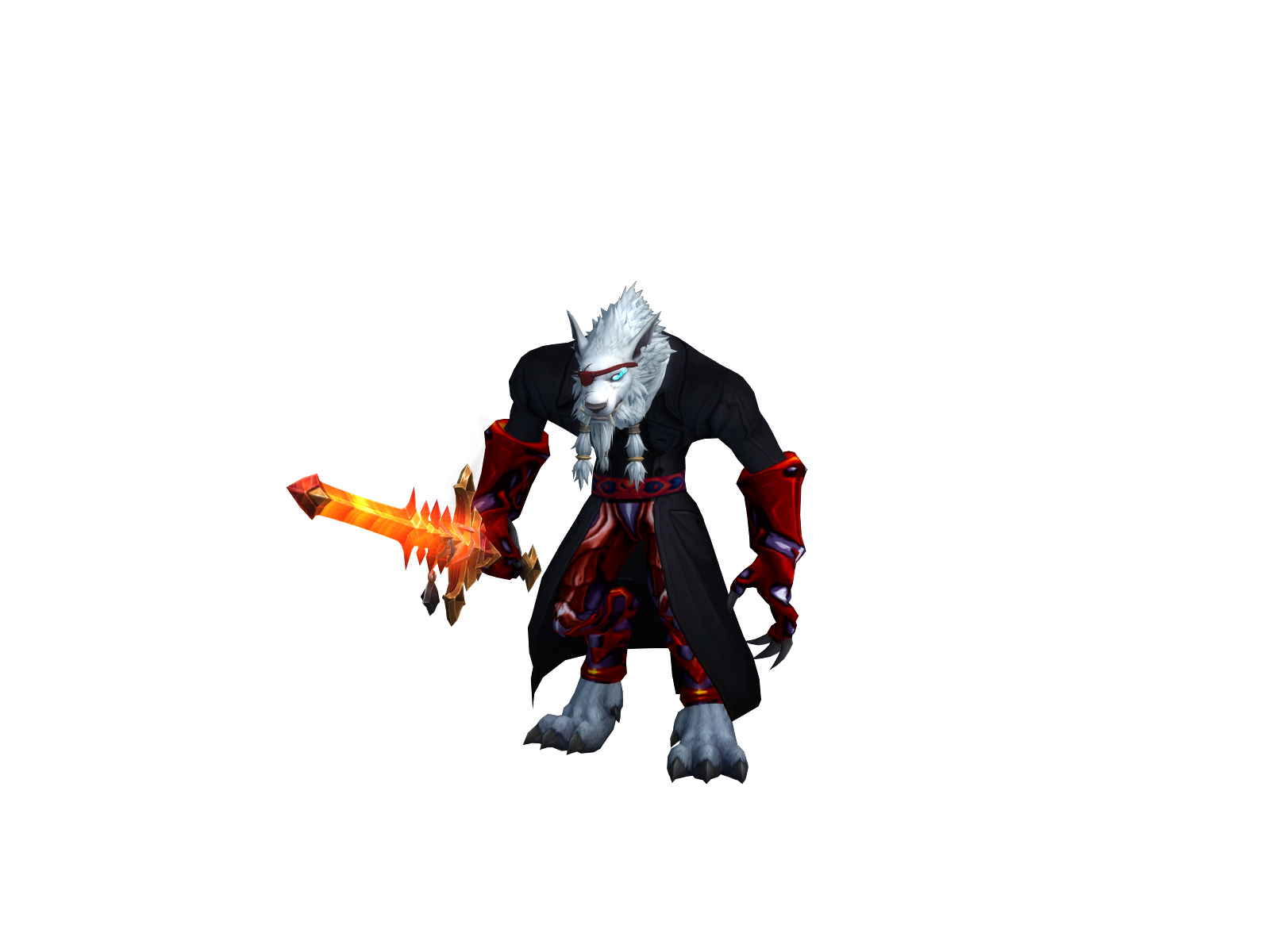 Хочукушац 3D character render