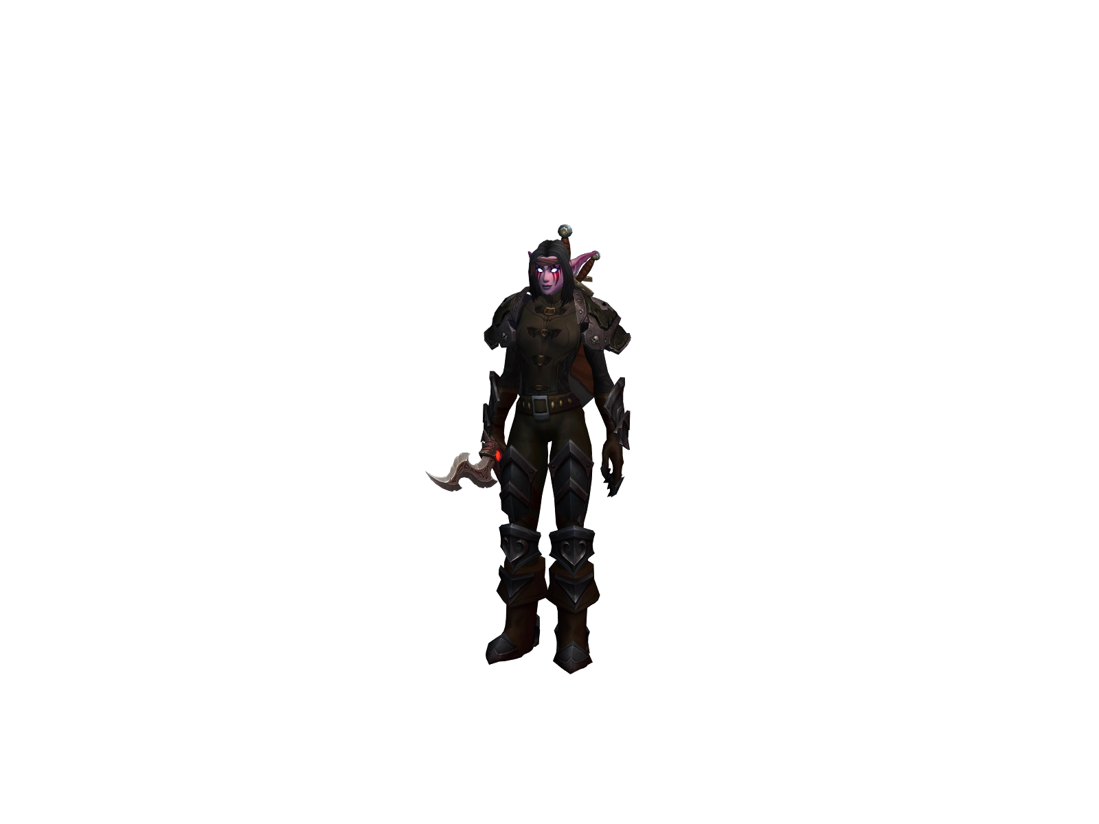 Аксида 3D character render