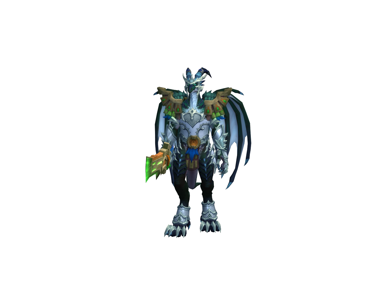 Катцекоатель 3D character render
