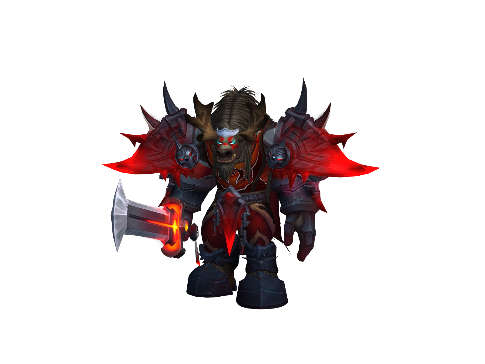 Блэкниччер 3D character render