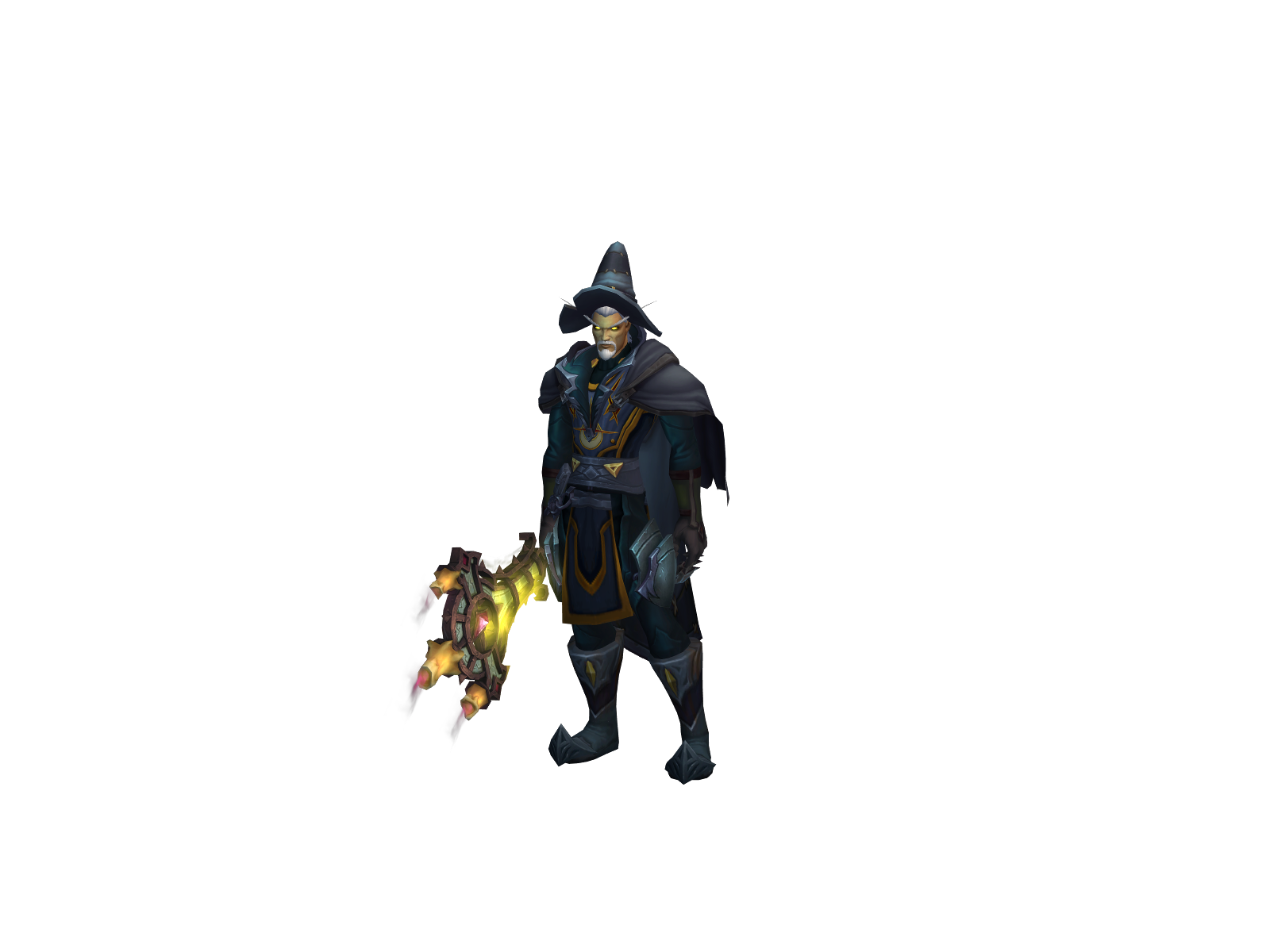 альбохил 3D character render