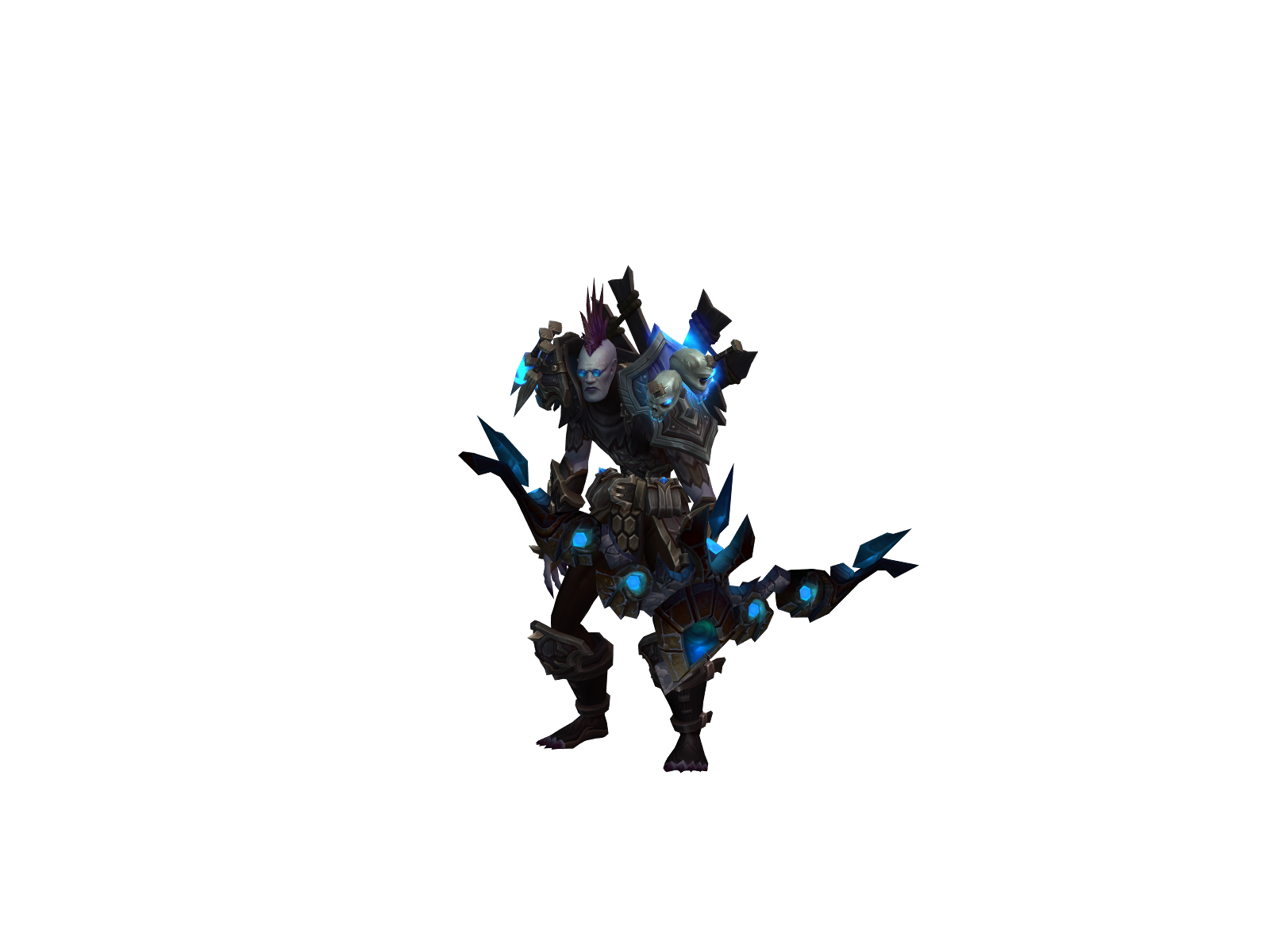 Мёчёный 3D character render