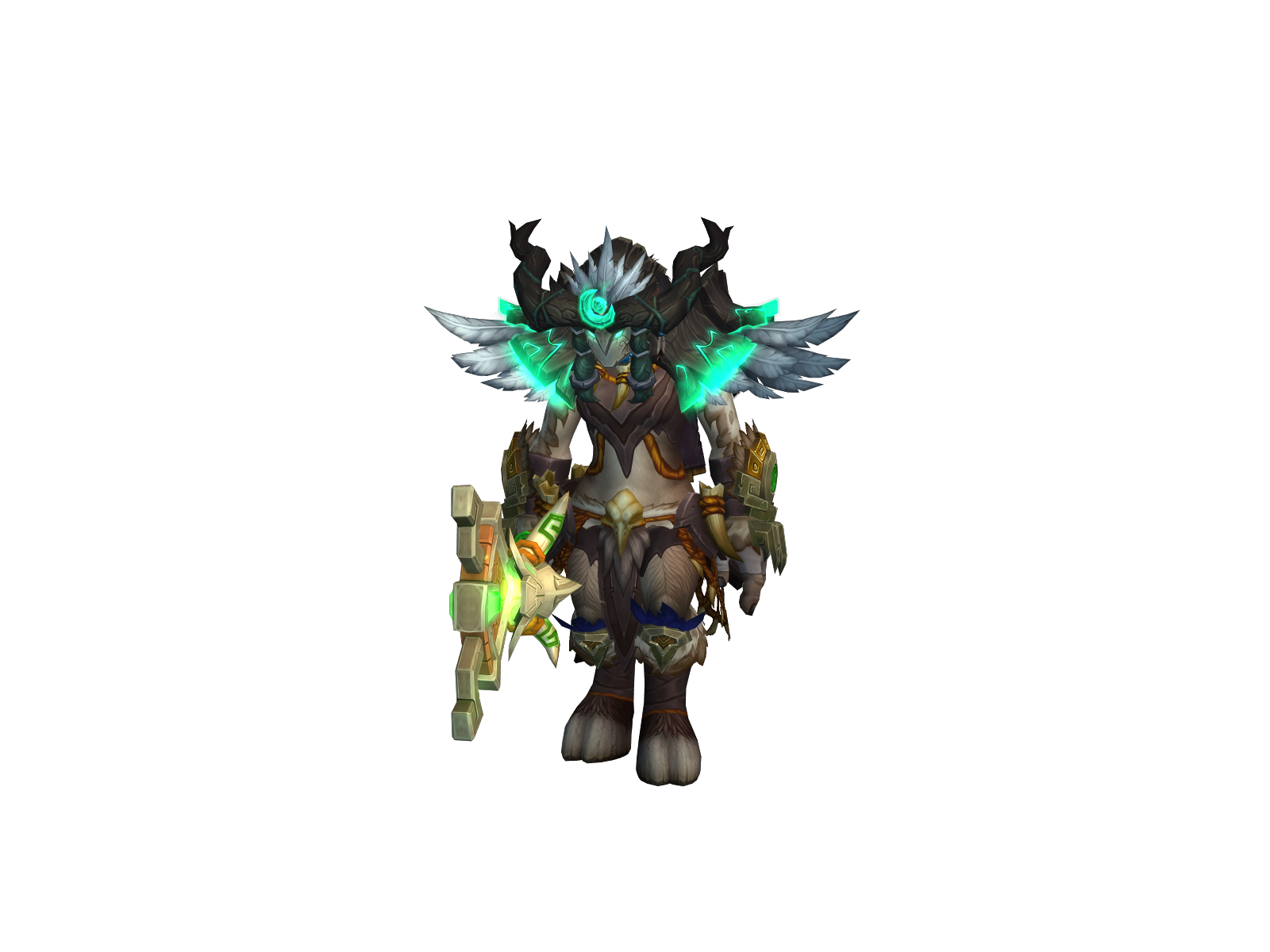 Кепалиус 3D character render