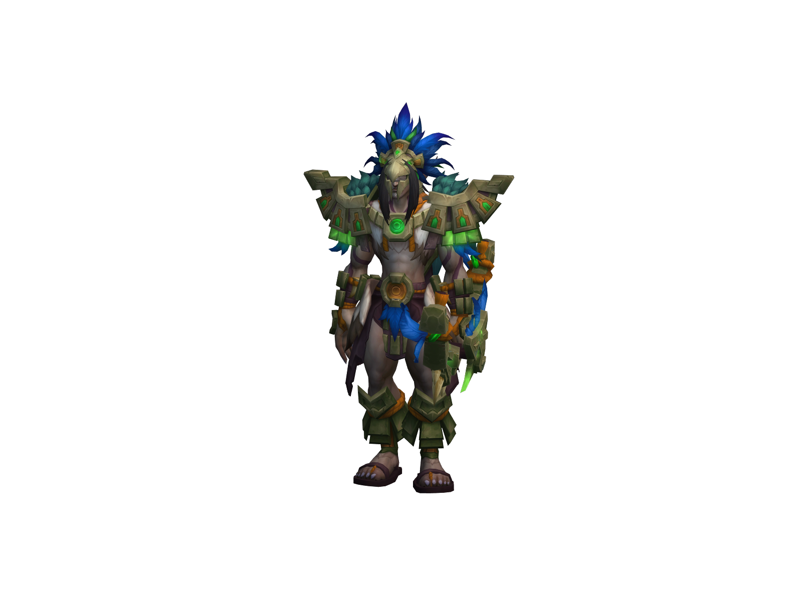 Зафакол 3D character render