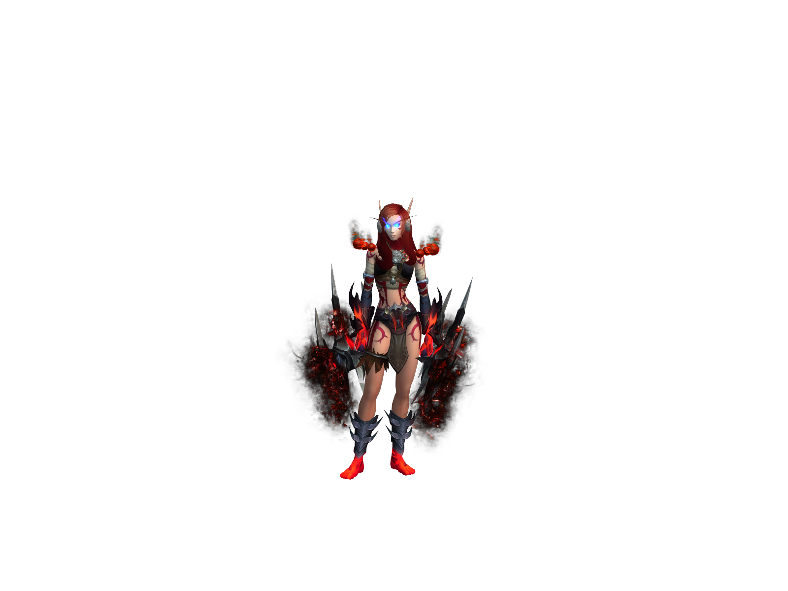 Демоникдрам 3D character render