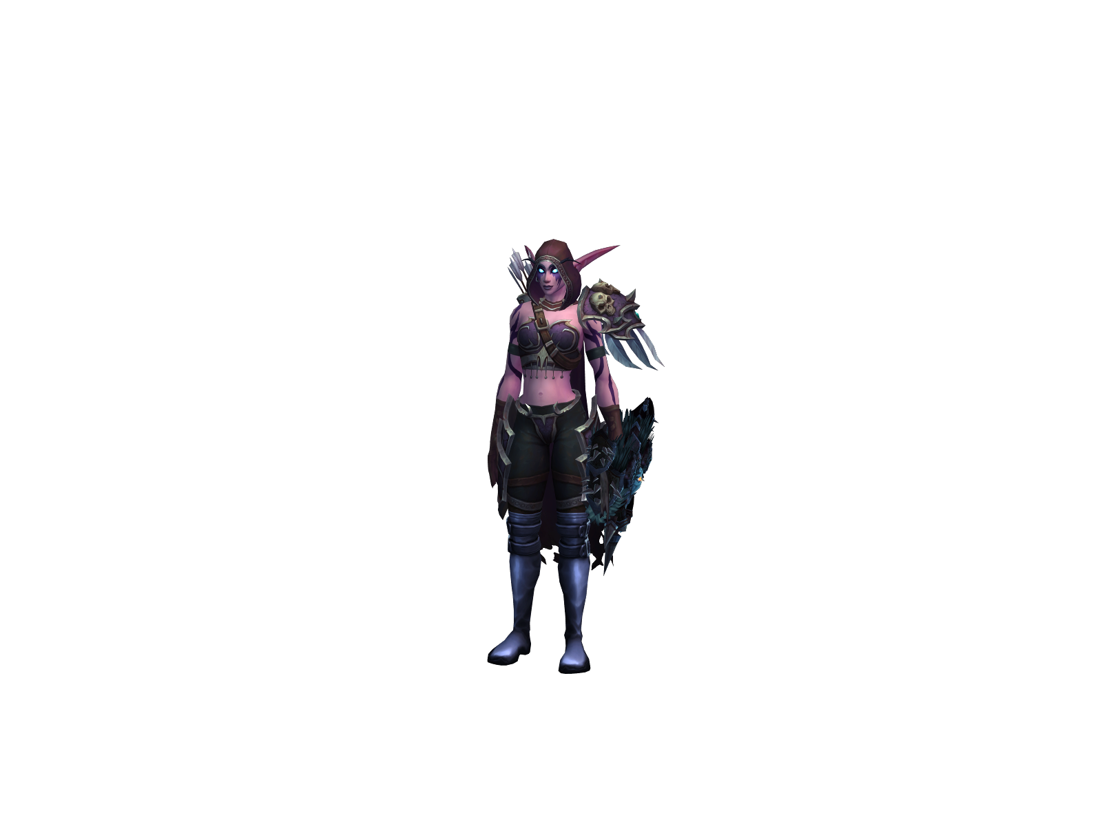 Фоксс 3D character render