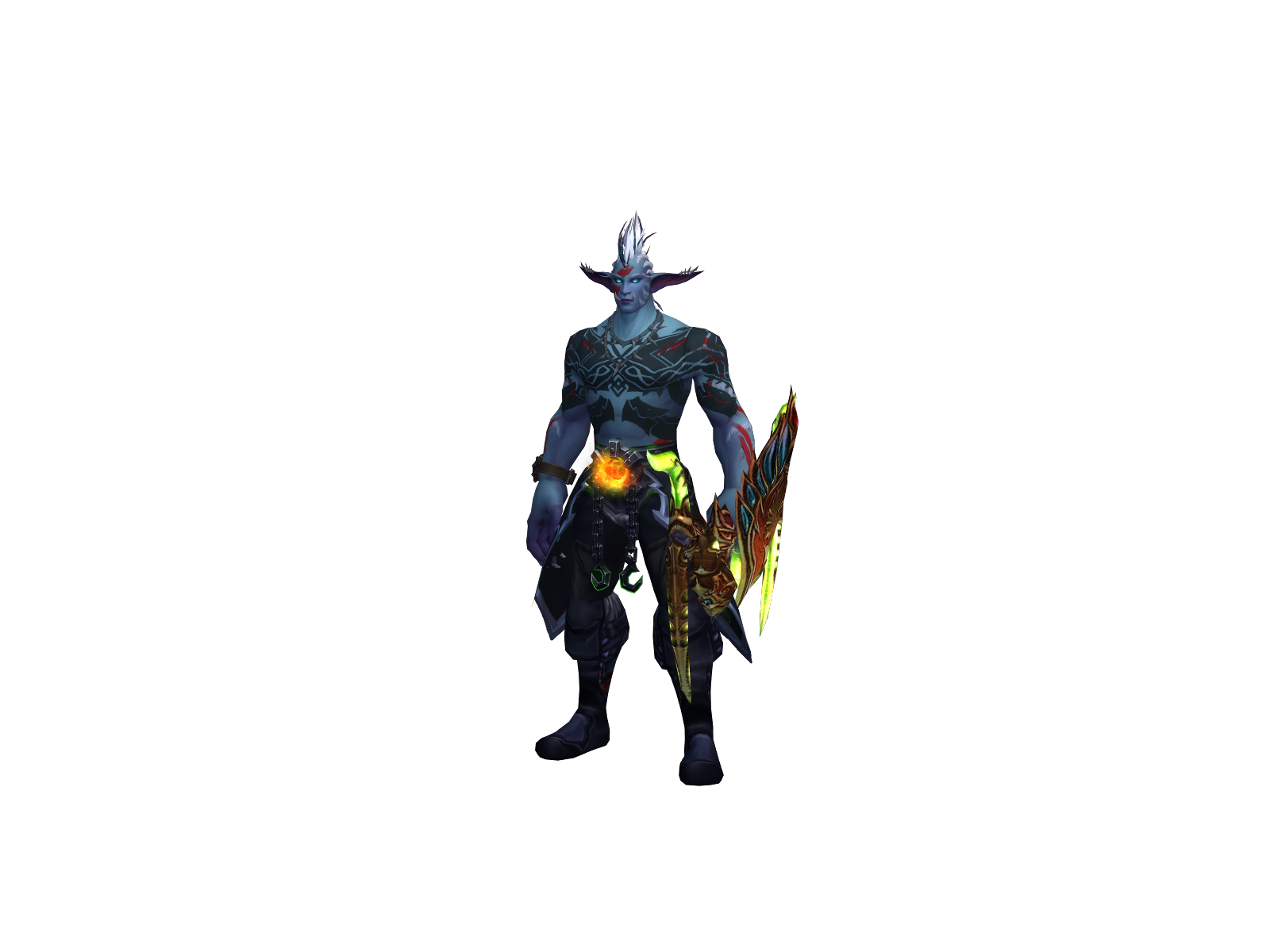 Яблокки 3D character render