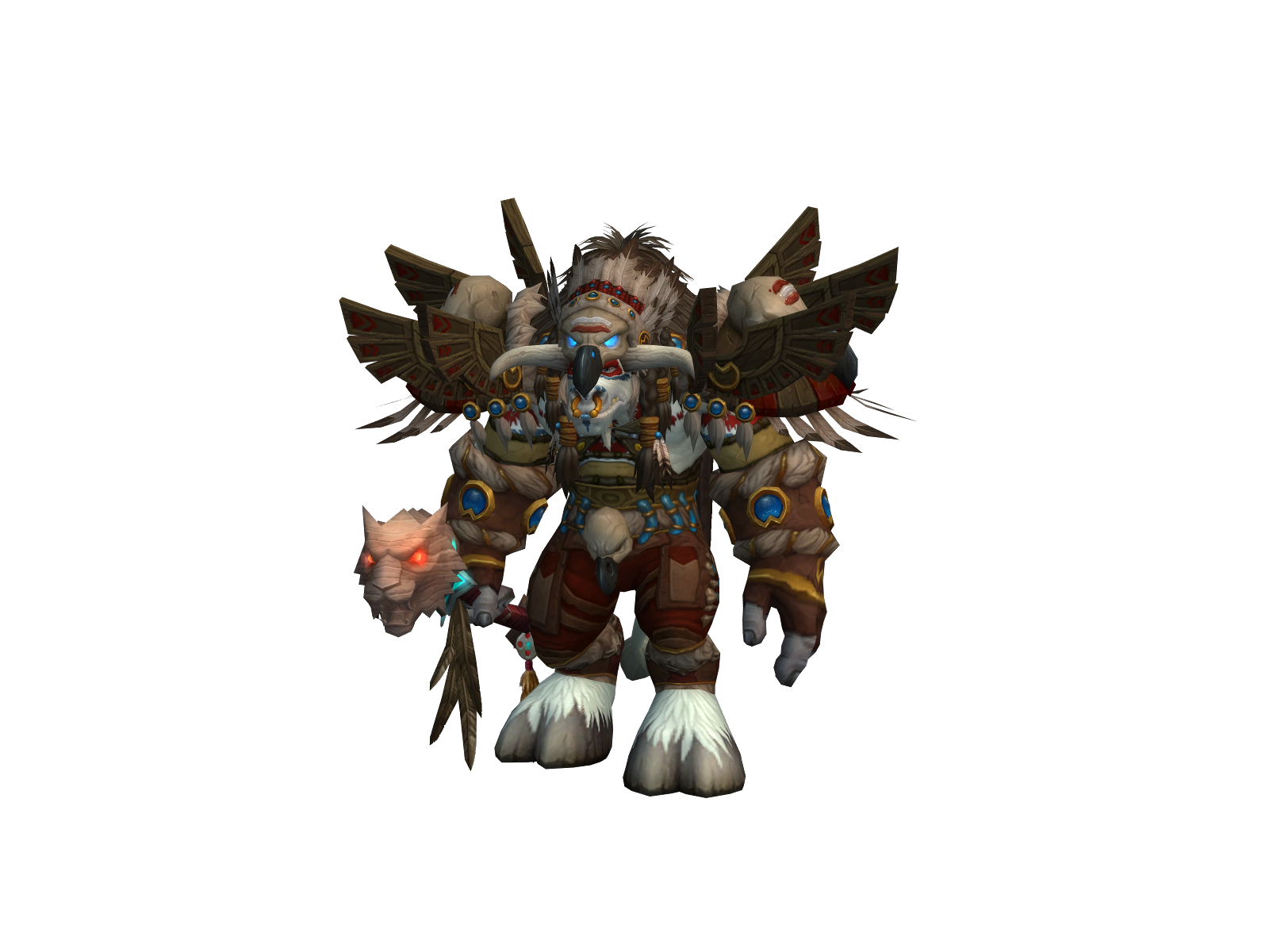 Борзыч 3D character render