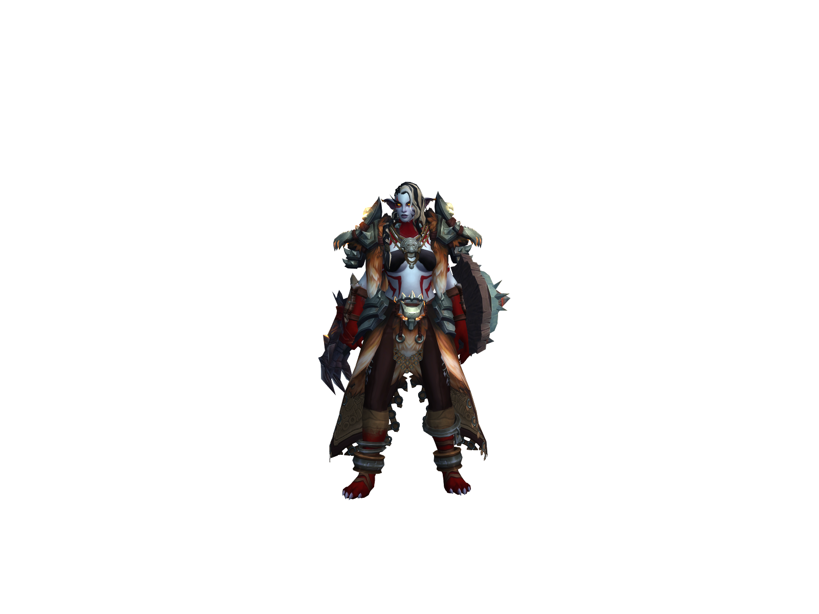 Китьцунэ 3D character render