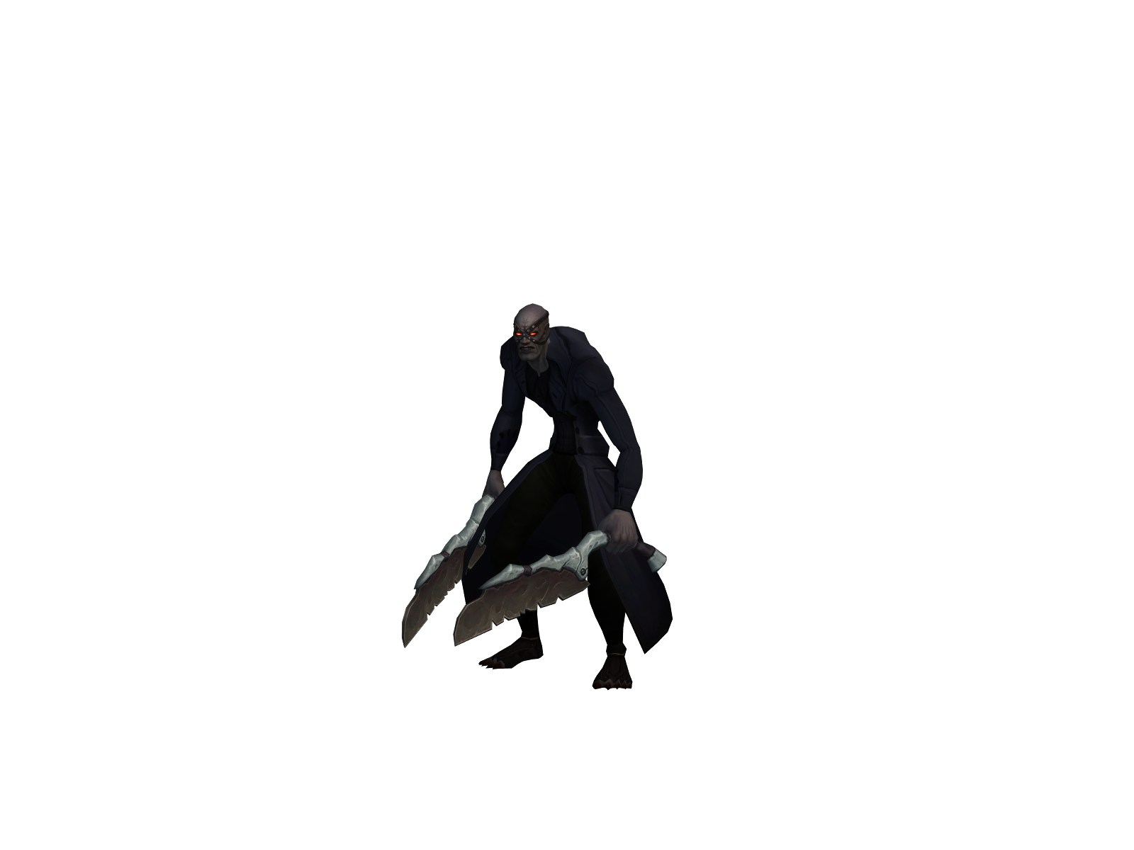 Наготове 3D character render