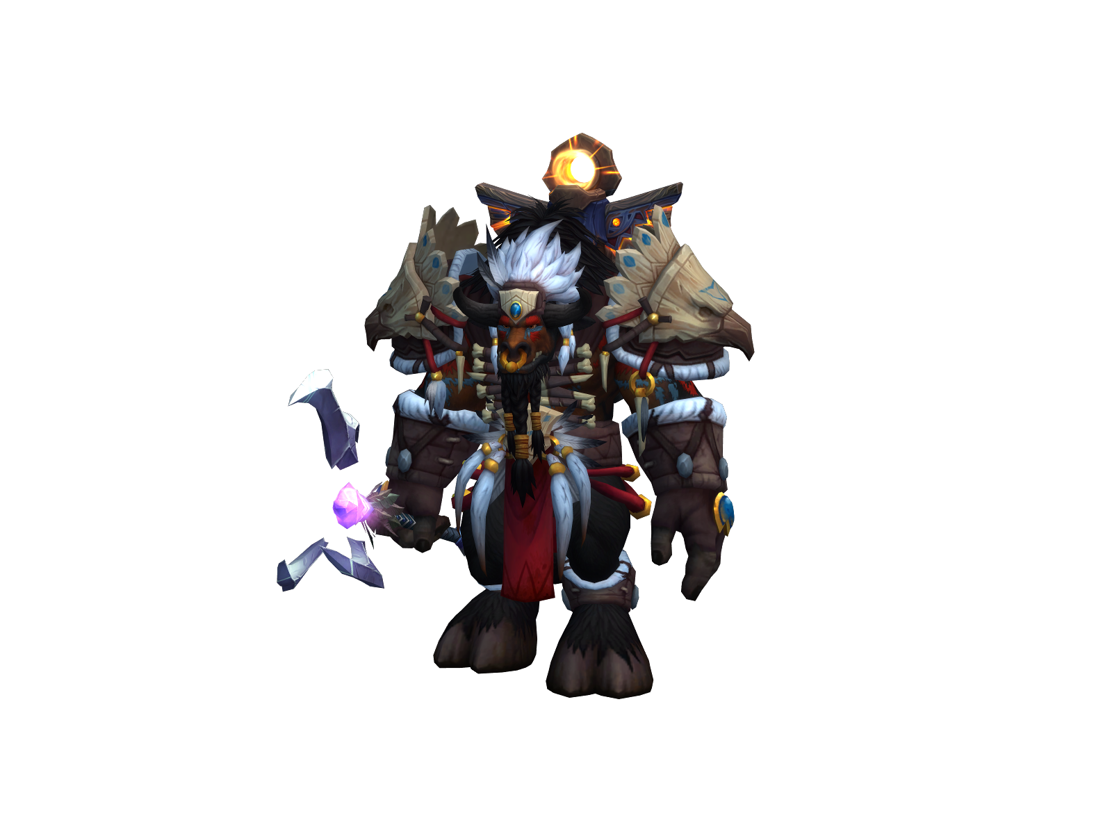 Огнекопыто 3D character render