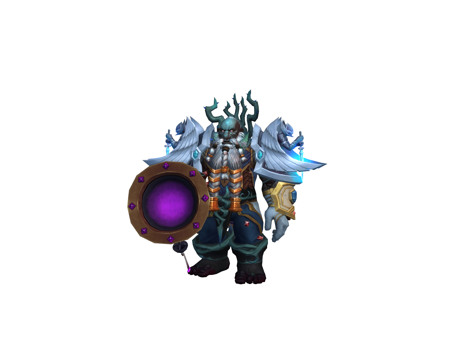 Эрзенодин 3D character render
