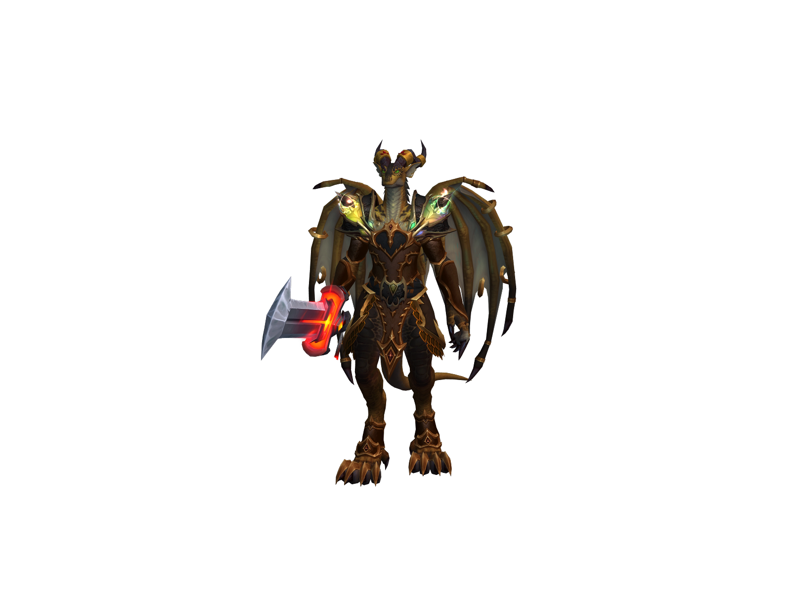 Трой 3D character render