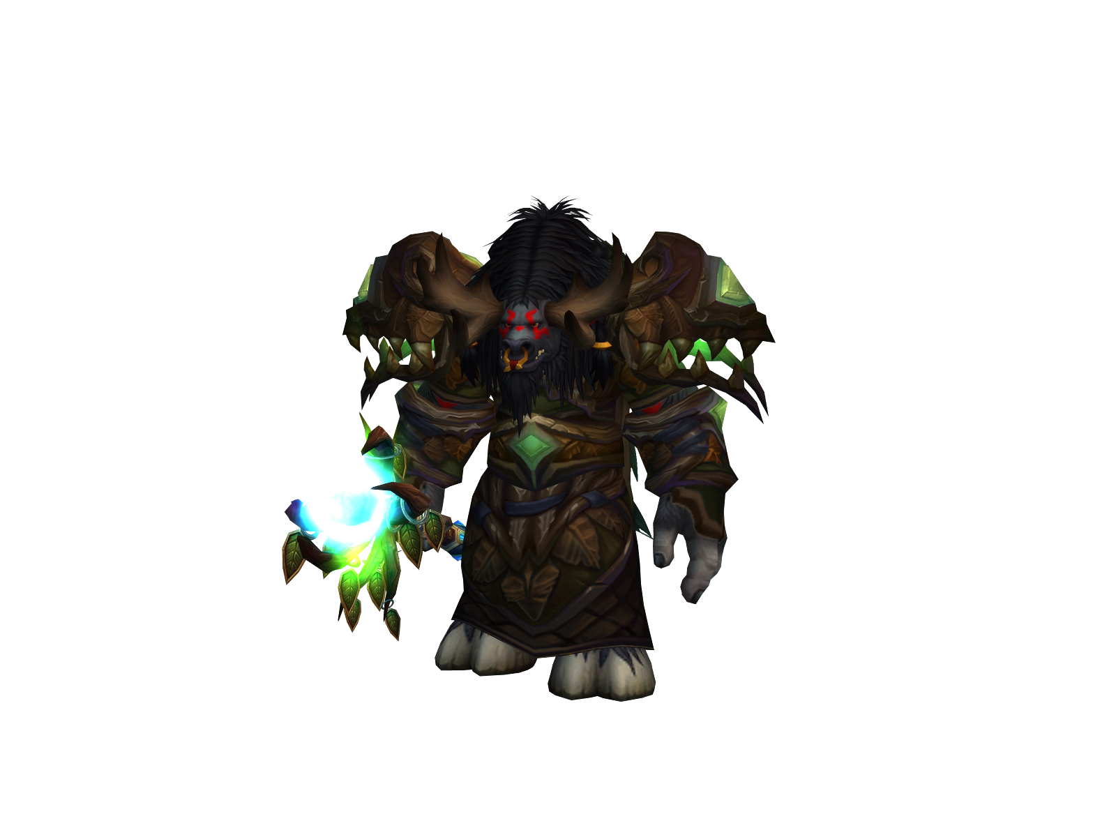 Лефф 3D character render