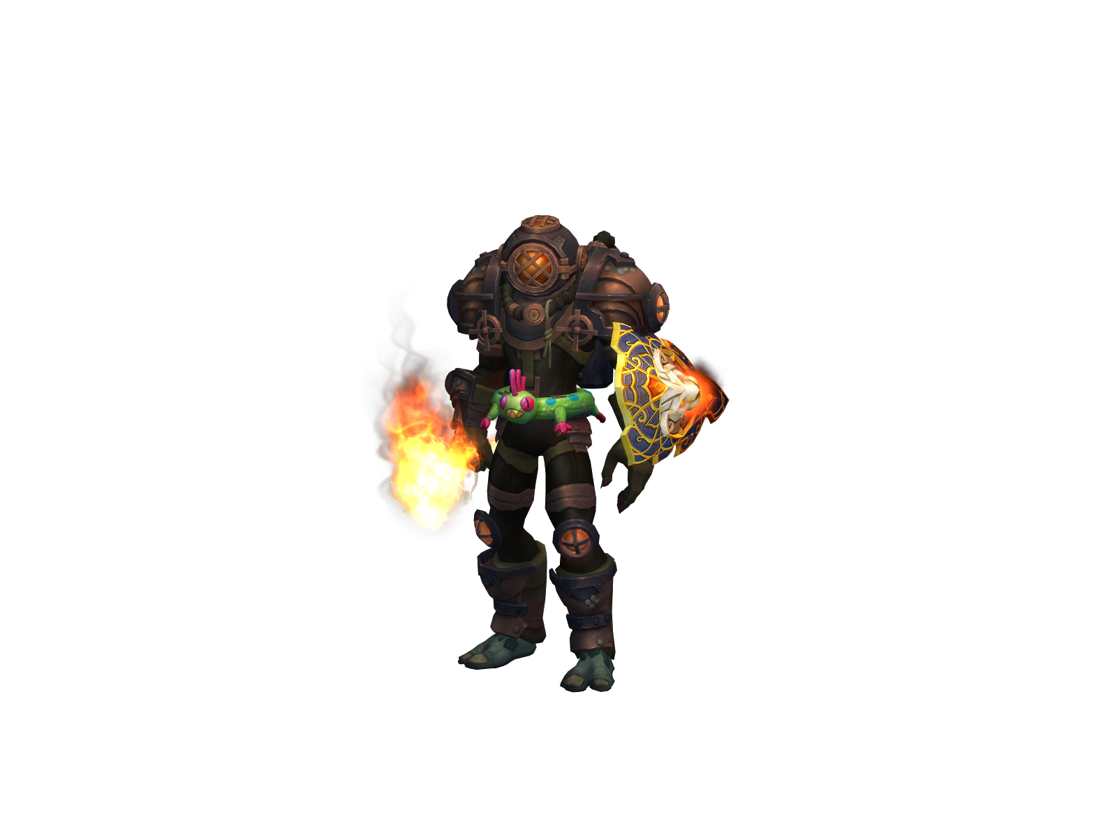 Бивнемет 3D character render
