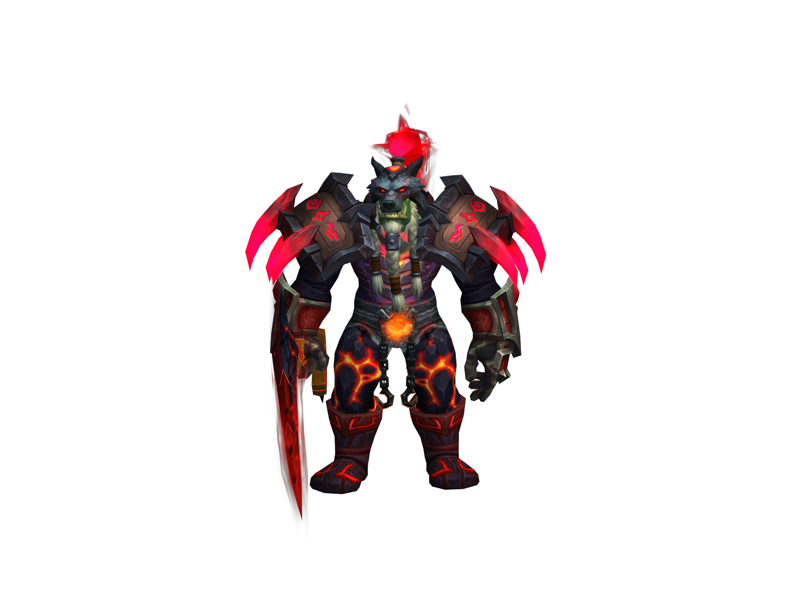 Файербурст 3D character render
