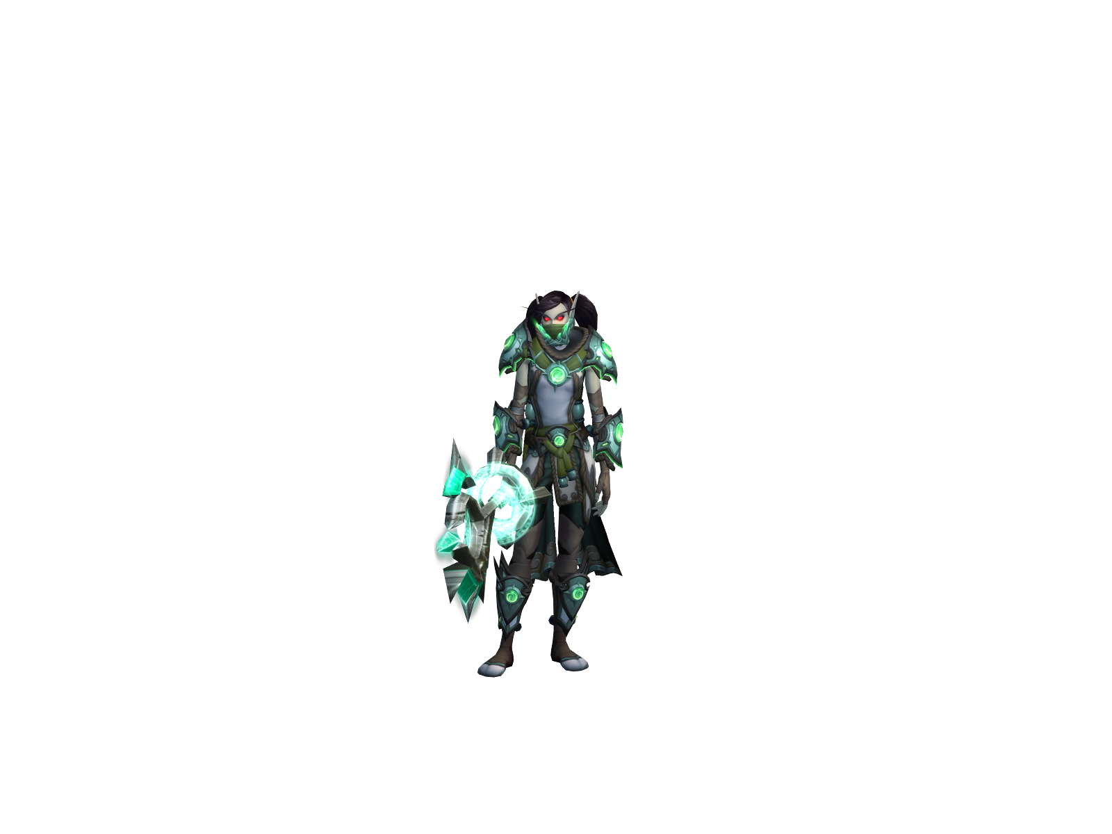 Люцитора 3D character render