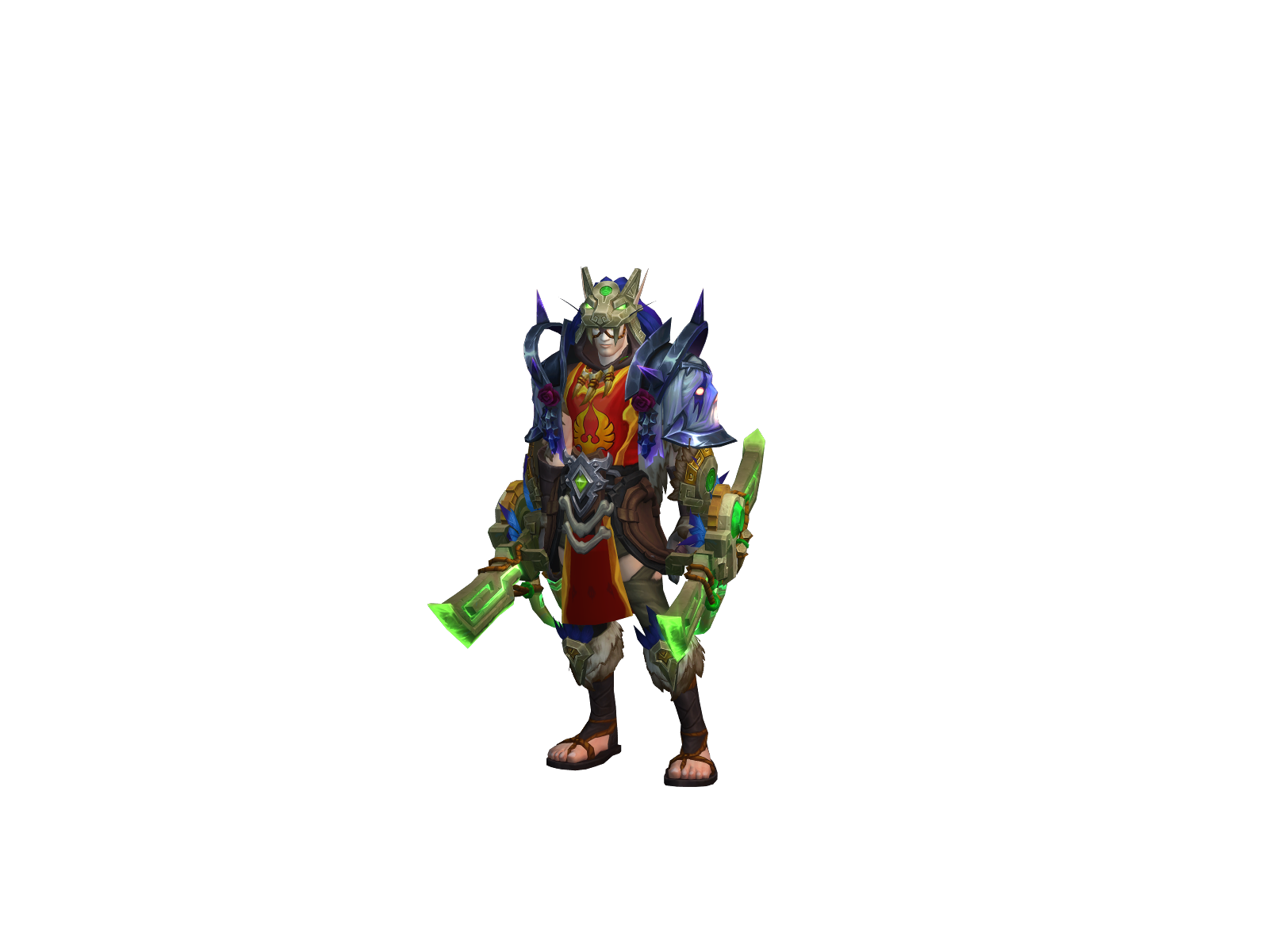 Хуаньюань 3D character render