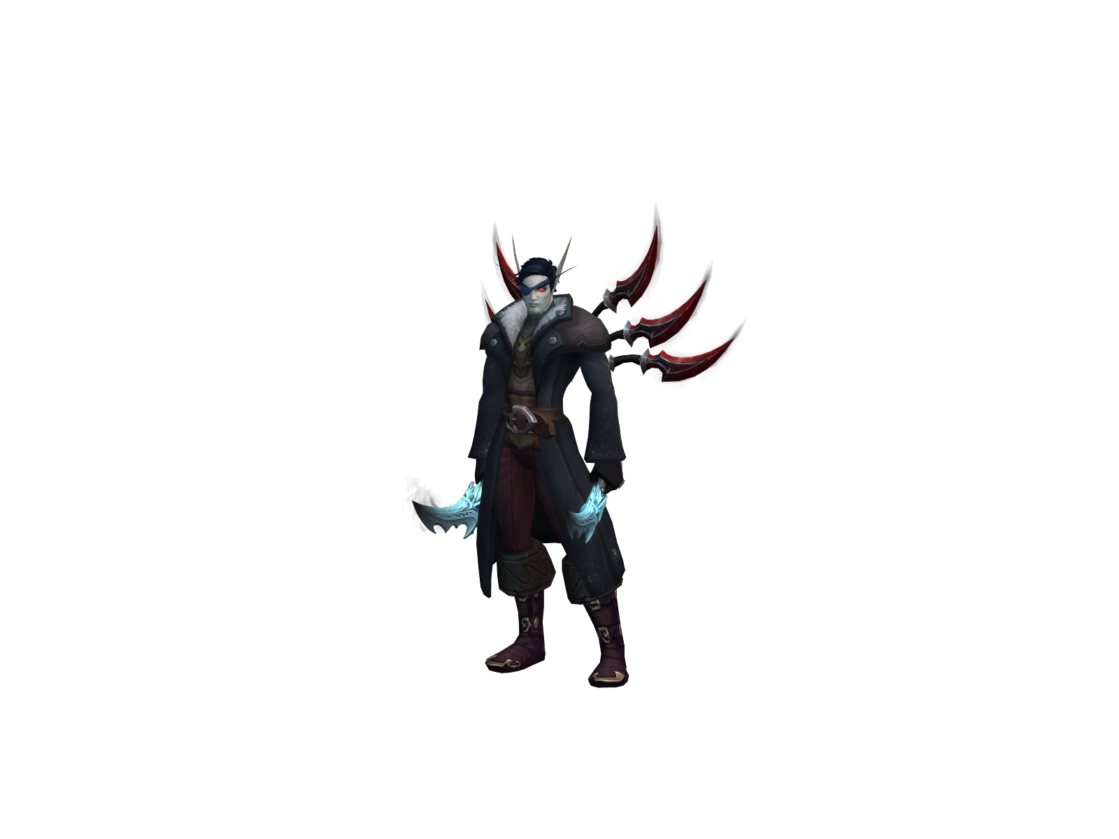 Саэрас 3D character render