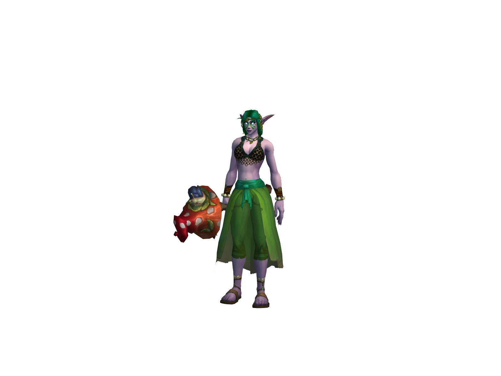 Аарвен 3D character render