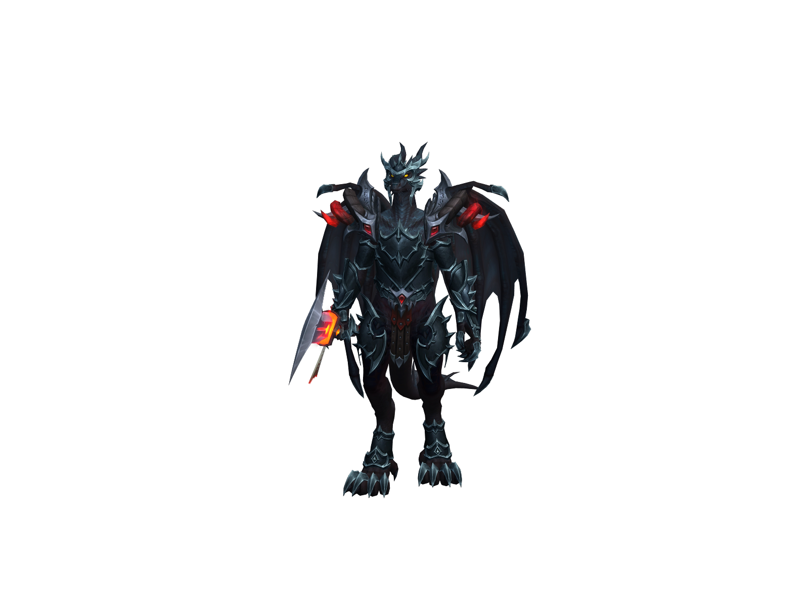 Карбокрыл 3D character render