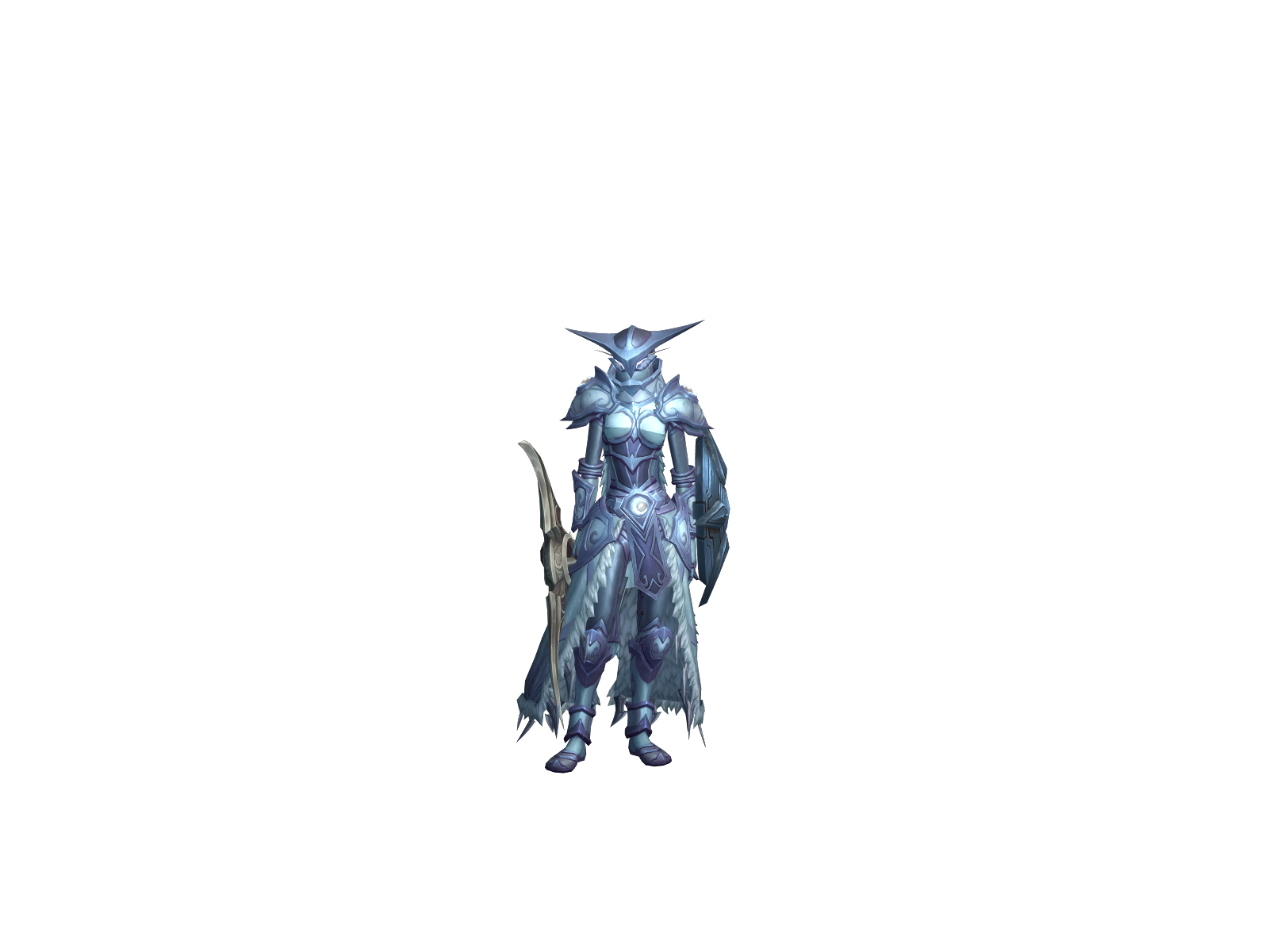 Асстэра 3D character render